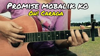 Promise Mobalik Ko  Oh Caraga  Guitar Tutorial With Lyrics and Chords on Screen [upl. by Ardnauqal]