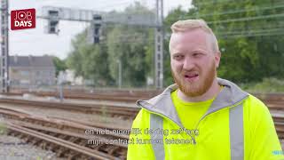 Bram aangenomen tijdens de Infrabel Job Days getuigt [upl. by Gerk]