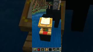 BOOKSHELF DOOR TUTORIAL MINECRAFTSHORTS [upl. by Deborath]