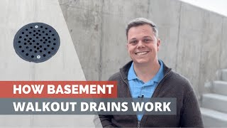 How Basement Walkout Drains Work to Avoid Flooding [upl. by Selemas]