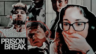 PRISON BREAK REACTION SEASON 1 EPISODES 15  17  SO CLOSE AND YET SO FAR [upl. by Agrippina]