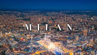 FLYING OVER MILAN 4K Aerial Film [upl. by Henryson]