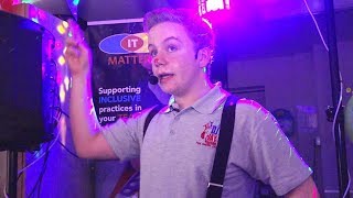 Why I use Makaton sign language as a DJ  BBC Young Reporter [upl. by Junie294]