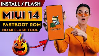 HOW TO FLASH MIUI 13 MIUI 14 FASTBOOT ROM WITHOUT MI FLASH TOOL   ANY XIAOMI PHONE IN 2023 😍 [upl. by Cheke]