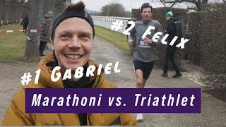 11km Volkslauf gegen meinen LaufTrainingspartner  Triathlon Training Recap [upl. by Skiest]