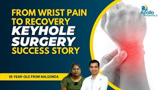 Minimally Invasive Keyhole Surgery for Wrist Ligament Tear Fast Recovery  Dr GN Bandari [upl. by Yelnik]