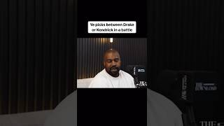 kanyewest picks between Drake or kendricklamar 💀😭 [upl. by Skylar426]