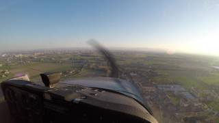 Landing in Parma  ATC audio  C172  4K [upl. by Roehm635]