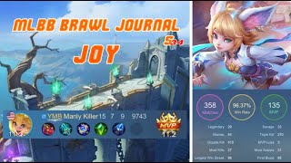 Joy 10172024 MLBB BRAWL JOURNAL [upl. by Bekelja]