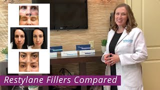 Restylane Fillers Compared amp Contrasted  Restylane Refyne Defyne Lyft Silk [upl. by Acinnor]