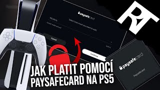 Jak zadat Paysafecard na PS5  Jak platit Paysafecard na PS5  Jak zadat Paysafecard na PlayStation [upl. by Eirrak]