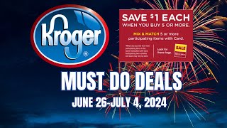 NEW MEGA Kroger MUST DO Deals for 62674  Glitch Deal amp MORE [upl. by Atiniuq]