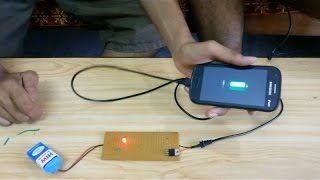 How to make PORTABLE MOBILE CHARGER [upl. by Zildjian]