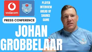 BULLS Johan Grobbelaar player interview ahead of Sharks game [upl. by Egbert545]