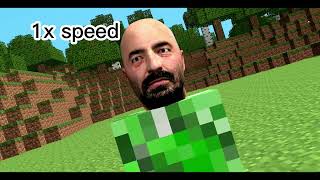 Minecraft In A Nutshell 100x Speed minecraft viral video youtuber santiago [upl. by Press]