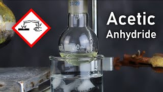 Acetic Anhydride from Vinegar The Sulfur Chloride Route  OTC Acetic Anhydride Synthesis [upl. by Sherwood676]