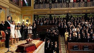 Felipe VI sworn in as king of Spain  official ceremony [upl. by Ana]