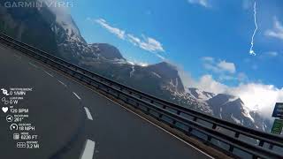 Downhill Großglockner to Bruck with a road bike  fasten seat belts [upl. by Ettelrats]