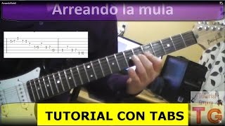 COMO TOCAR ARREANDO LA MULA TUTORIAL CON TABS [upl. by Adnorahs500]