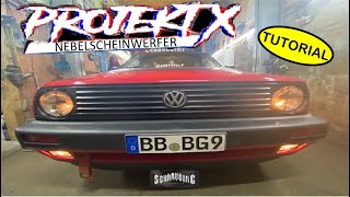 Golf 2 ProjektX Nebelscheinwerfer Ep39 [upl. by Niraj]