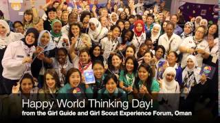 Happy World Thinking Day from WAGGGS [upl. by Margot597]