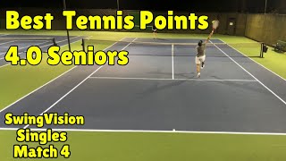 Watch best of senior tennis Top five points Match 4 [upl. by Salb]