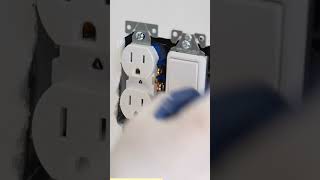 Easy Install Toggle Switch amp Duplex Receptacle Combo Wall Plate Cover electrical DIY outlet [upl. by Noisla]