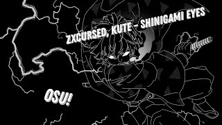 osu zxcursed KUTE  SHINIGAMI EYES my map [upl. by Jaclin]