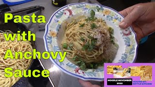 Pasta with Anchovy Sauce  Anchovy Pasta Sauce mangiareitalia [upl. by Ellah]