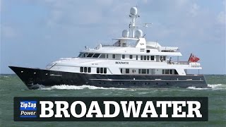 Feadship BROADWATER arriving in Fort Lauderdale [upl. by Shutz]