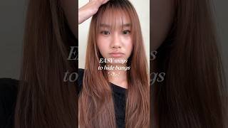 EASY ways to hide bangs [upl. by Elma]