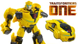 Transformers ONE Deluxe Class BUMBLEBEE Review [upl. by Elgar183]