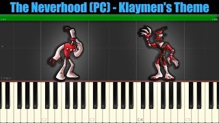 The Neverhood PC  Klaymens Theme УРОК PIANO SYNTHESIA [upl. by Jonie394]