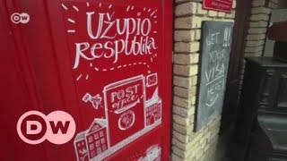 Uzupis The worlds smallest republic in the middle of Vilnius  DW English [upl. by Nonnerb797]