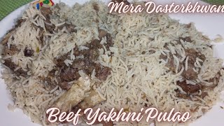 Beef yakhni Pulao RecipeBeef yakhni Pulao Banane ka Tarika By MD [upl. by Malamut801]