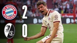 “It rattles the brain”  Müllers record at FC Bayern vs Freiburg 20  Highlights amp Reactions [upl. by Bradney]