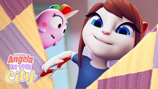 Fashion DIY 🤦‍♀️😅 Talking Angela In the City Episode 2 [upl. by Salomi716]