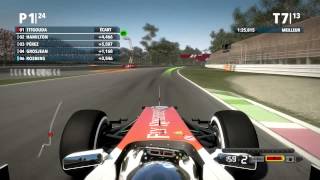 F1 2012  Grand Prix dItalie Monza  Course  Mode Carrière  Titgouda [upl. by Hairu]