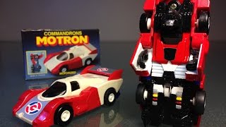 Sideswipe Custom Motron Commandrons 1985 Tomy Transformer Toy [upl. by Yekim624]