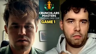 Fascinating Game between Magnus Carlsen amp Nepomniachtchi in Losers Semifinals of Crunchlabs Masters [upl. by Chud]