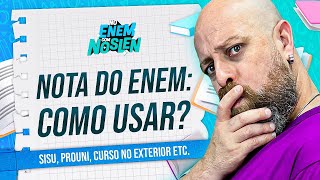 COMO usar a NOTA do ENEM Professor Noslen enem sisu prouni fies [upl. by Rehotsirk]