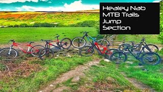 Healey Nab Chorley Lancashire Mountain Bike Trails  Jump Section [upl. by Yenwat479]