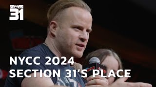 Star Trek Section 31s Rob Kazinsky at New York Comic Con 2024  StarTrekcom [upl. by Htaeh641]