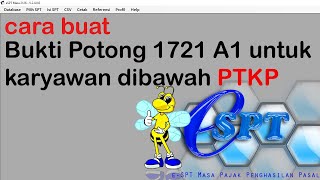 cara buat Bukti Potong 1721 A1 dibawah PTKP buktipotong1721A1 PPh21Desember PTKP PPh21 Pajak [upl. by Wilkins]