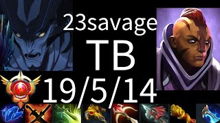 23savage Terrorblade vs AM NP Puck Dazzle Brewmaster  dota2 [upl. by Neeloc]