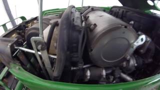 Tractor John Deere 3038E  popping the hood and weekly mouse check [upl. by Moishe]