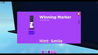 How to get the Winning smile marker in Roblox Find the markers [upl. by Guria]