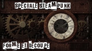 TUTO FIMO SPÉCIAL STEAMPUNK °1° Forme et découpe  Steampunk polymer Tutorial [upl. by Ahsieker594]