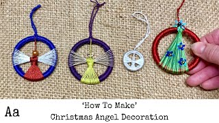 ‘How To Make’ No 1  Christmas Dorset Button Angel  Plus BONUS Project [upl. by Niatsirhc632]