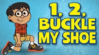 Counting Songs for children  One Two Buckle My Shoe  Kids Songs by The Learning Station [upl. by Fotinas119]